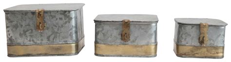 creative co-op decorative metal boxes|lockable metal boxes.